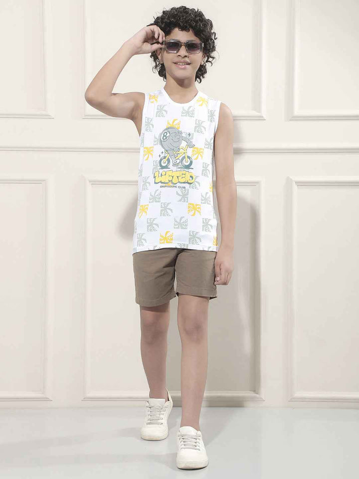 Contemporary Olive 100% Cotton Shorts
