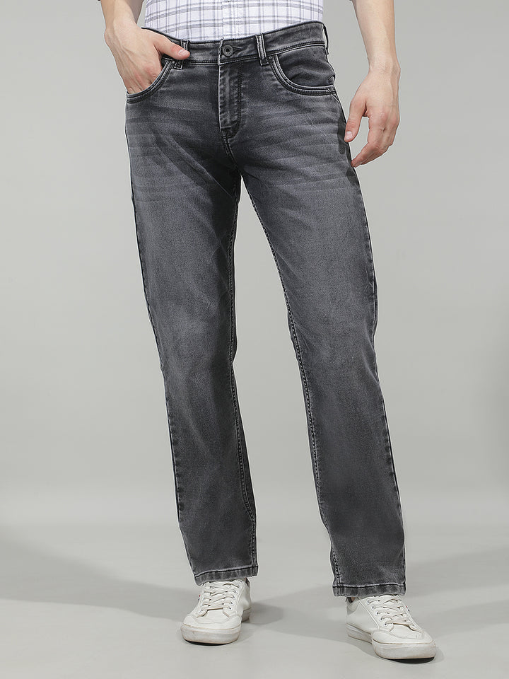 Modern Raven Black Straight Jeans