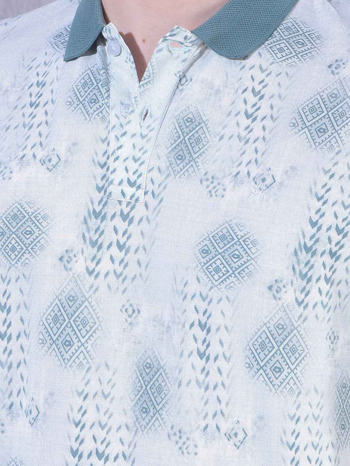 Green Printed T-Shirt