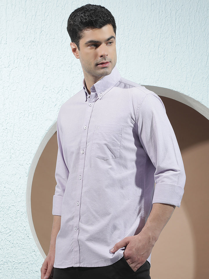Purple 100% Cotton Shirt