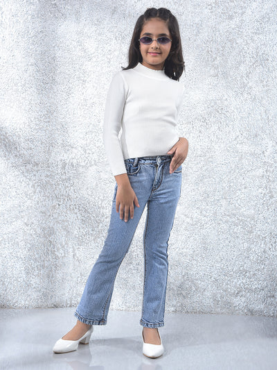 Classic White Knitted Sweater