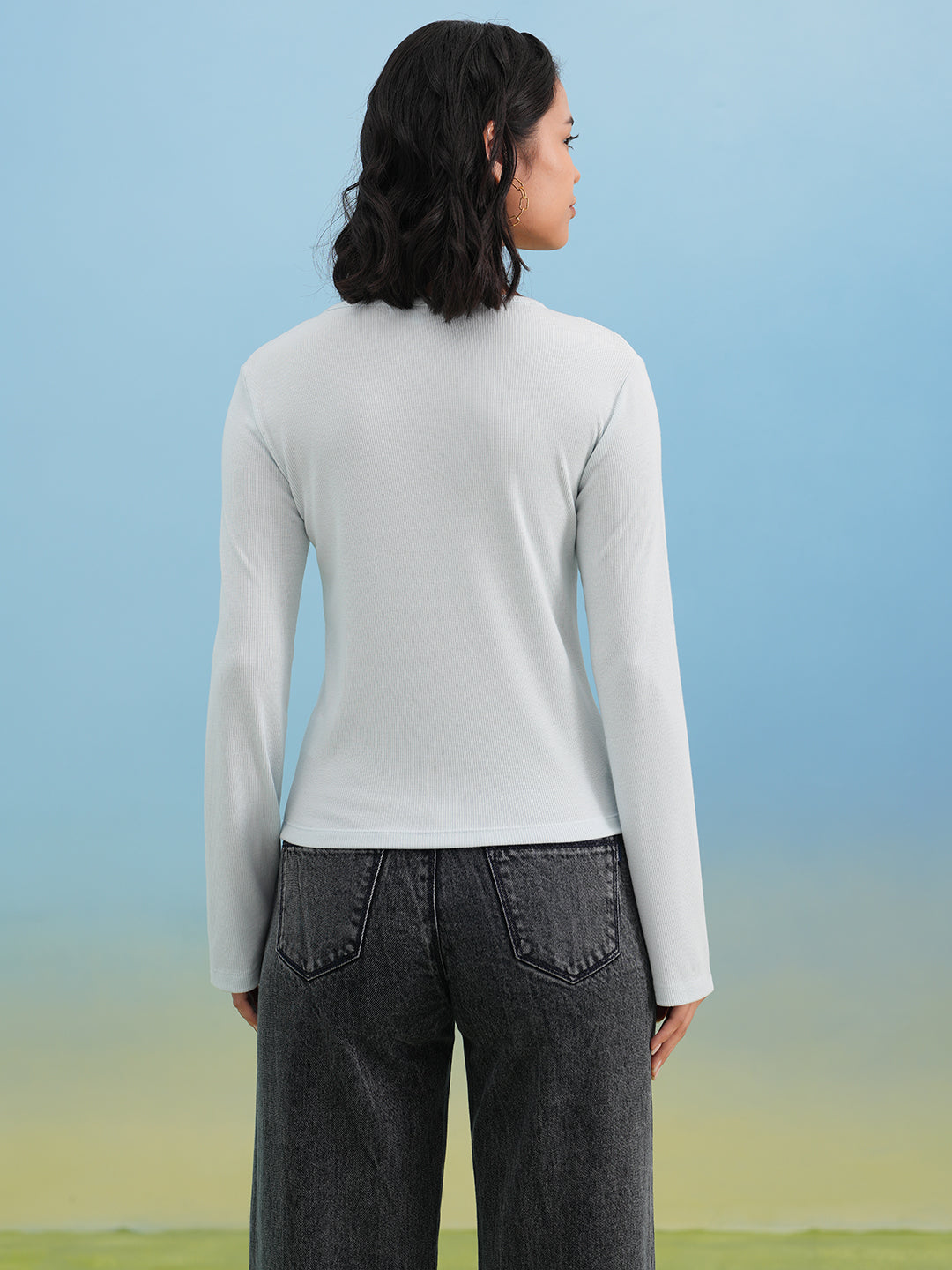 Cool Blue Everyday Wear Tee