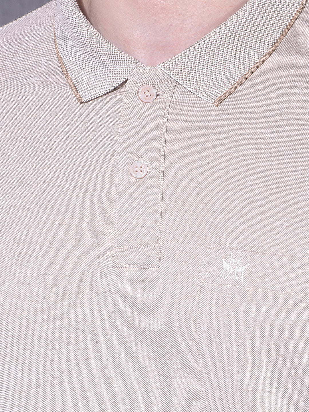 Minimal Beige T-Shirt