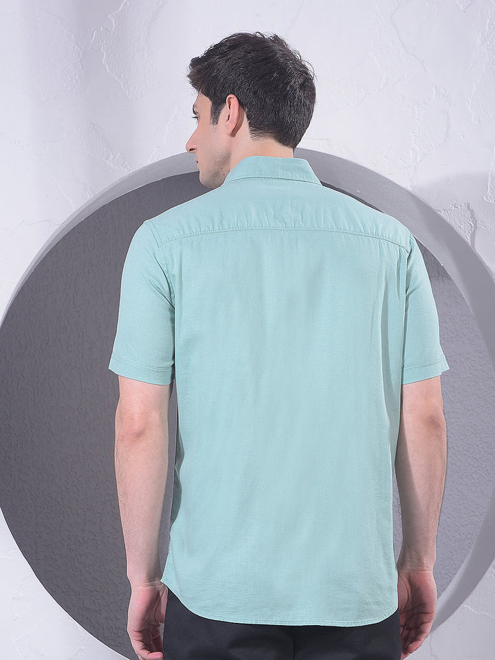 Fresh Green Linen Shirt