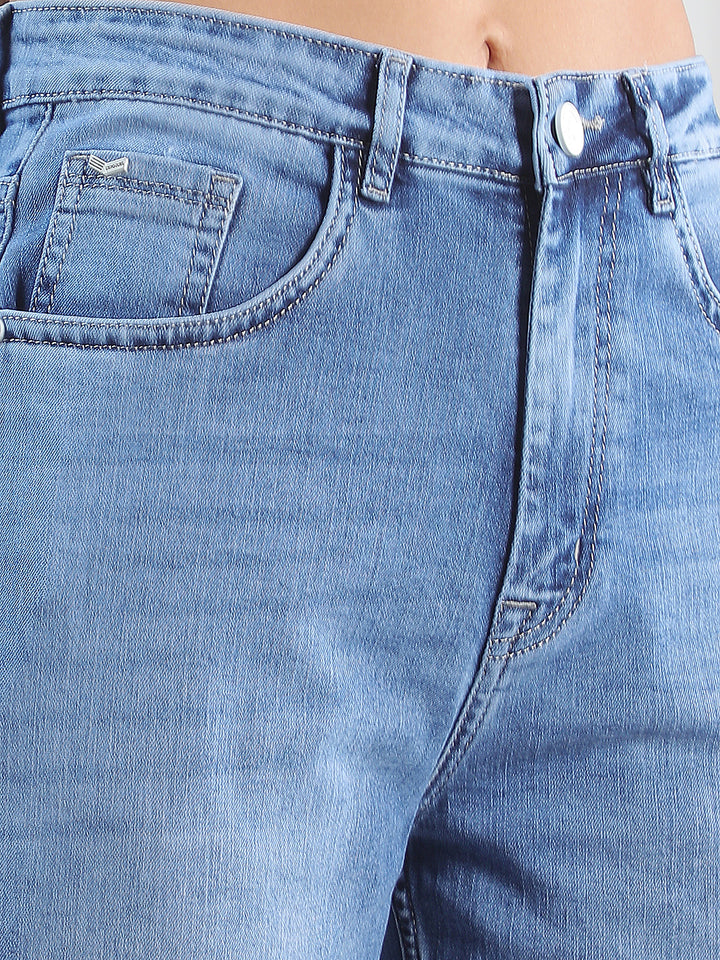 Modern Cobalt Blue Straight Jeans