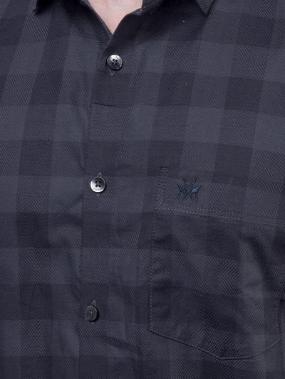 Green Checked 100% Cotton Shirt
