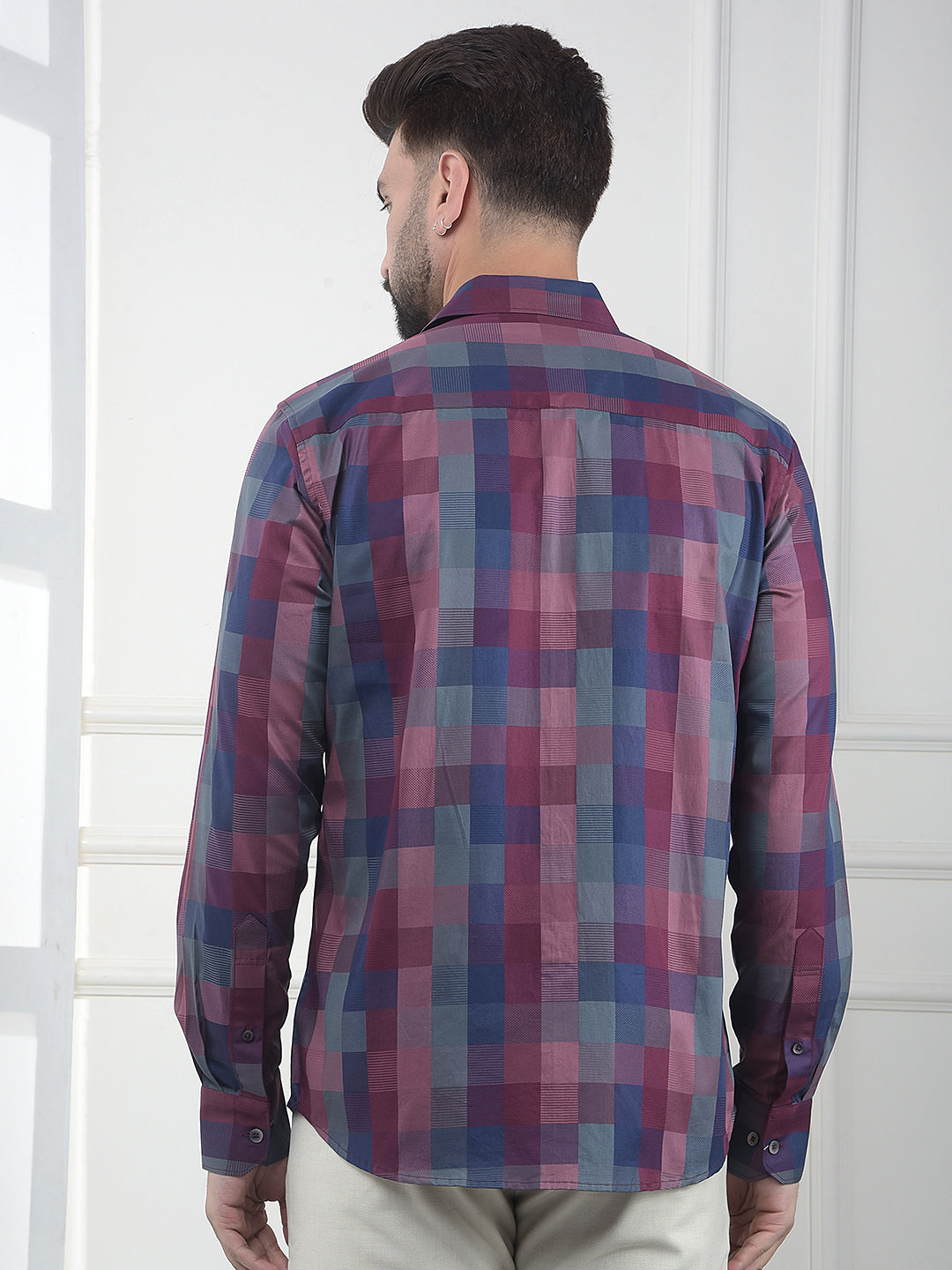 Multi-Color Printed 100% Cotton Shirt