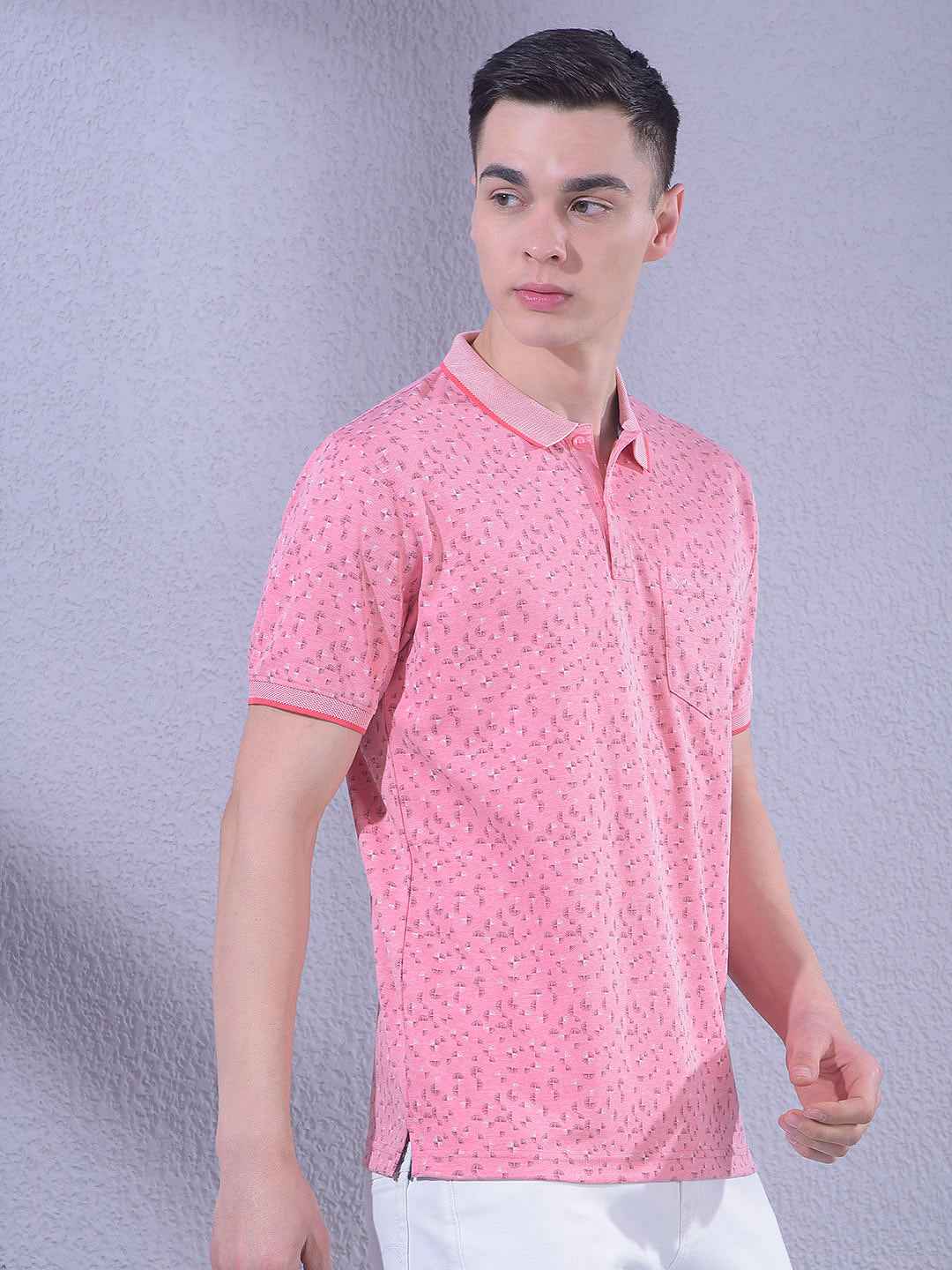 Pink Printed T-Shirt