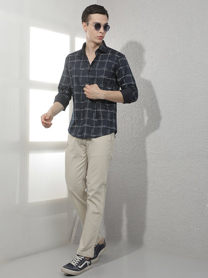 Sleek Milk Cream Straight Trousers