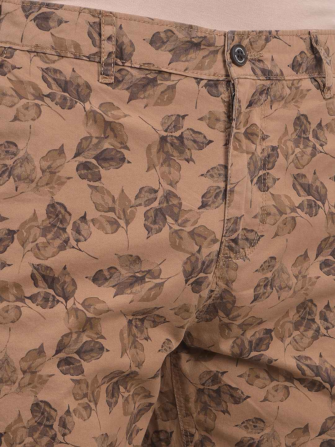 TerraLeaf Brown Botanical Shorts