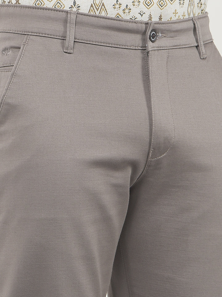 Earth-Tone Refined Khaki Trousers