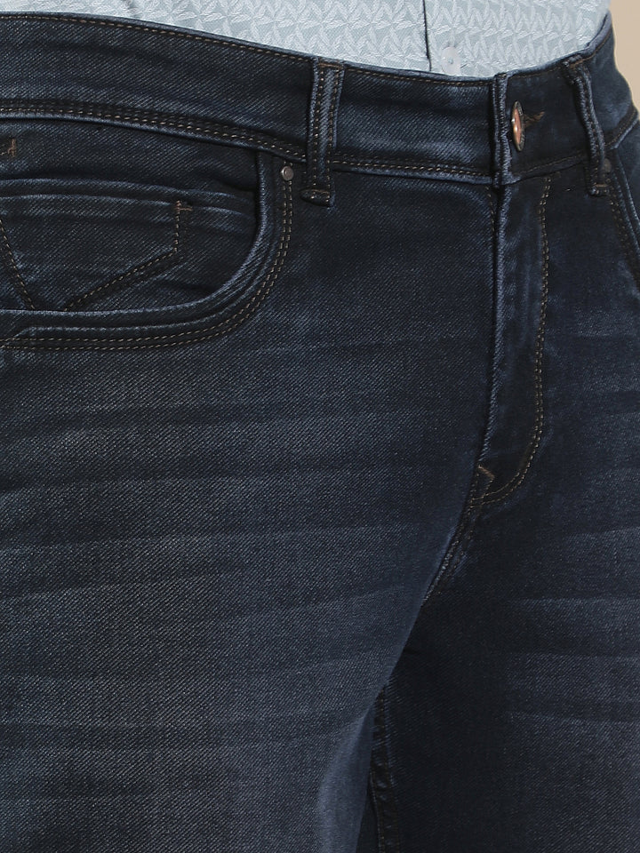 Contemporary Midnight Navy Navy Blue Jeans
