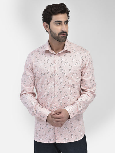 Peach Breeze Everyday Printed Shirt