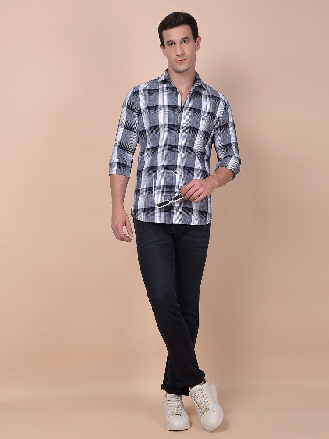 Classique Navy Blue Straight Jeans