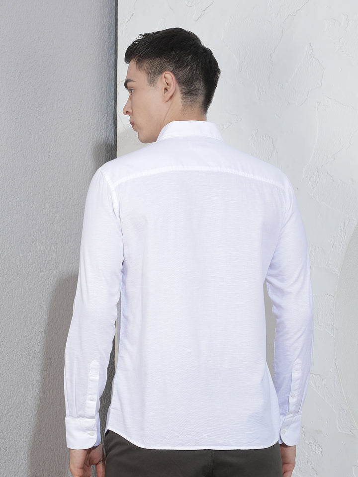 Crisp Oxford White Shirt