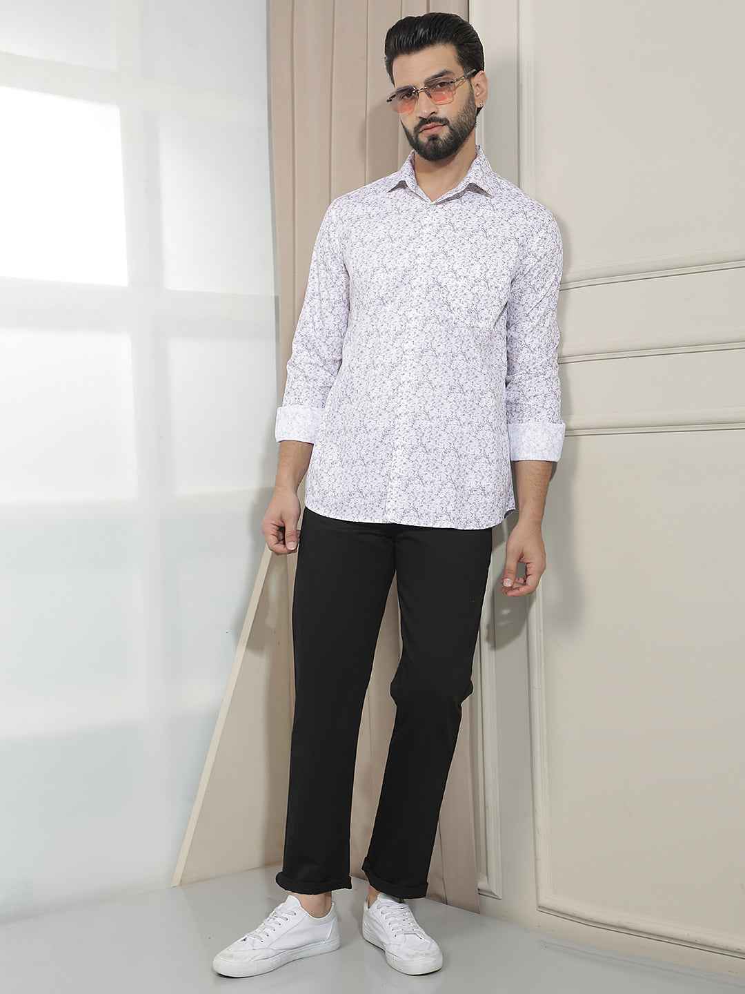 Classic Black Straight Trousers