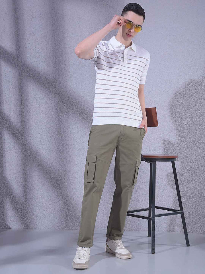 Olive Street Utility Cargo Trousers
