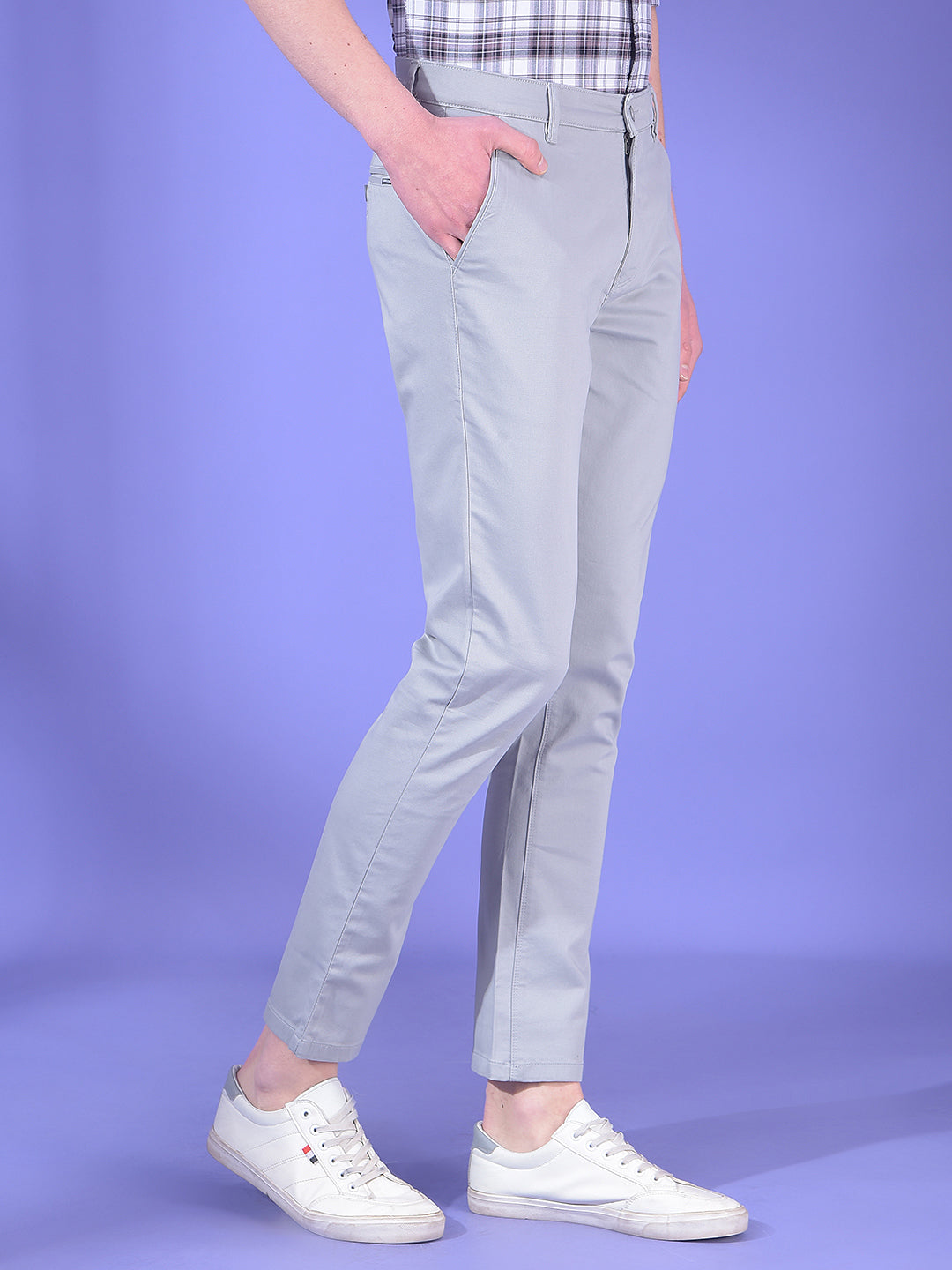 Slate Grey Contemporary Trousers
