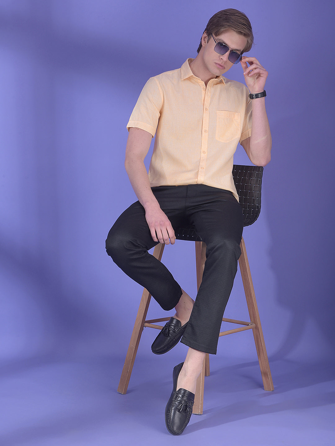 Butter Breeze Yellow Linen Shirt