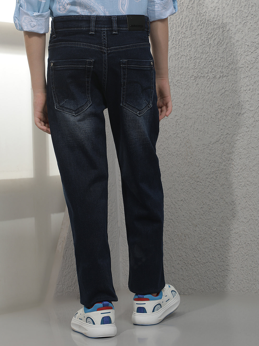 Deep Ocean Blue Jeans