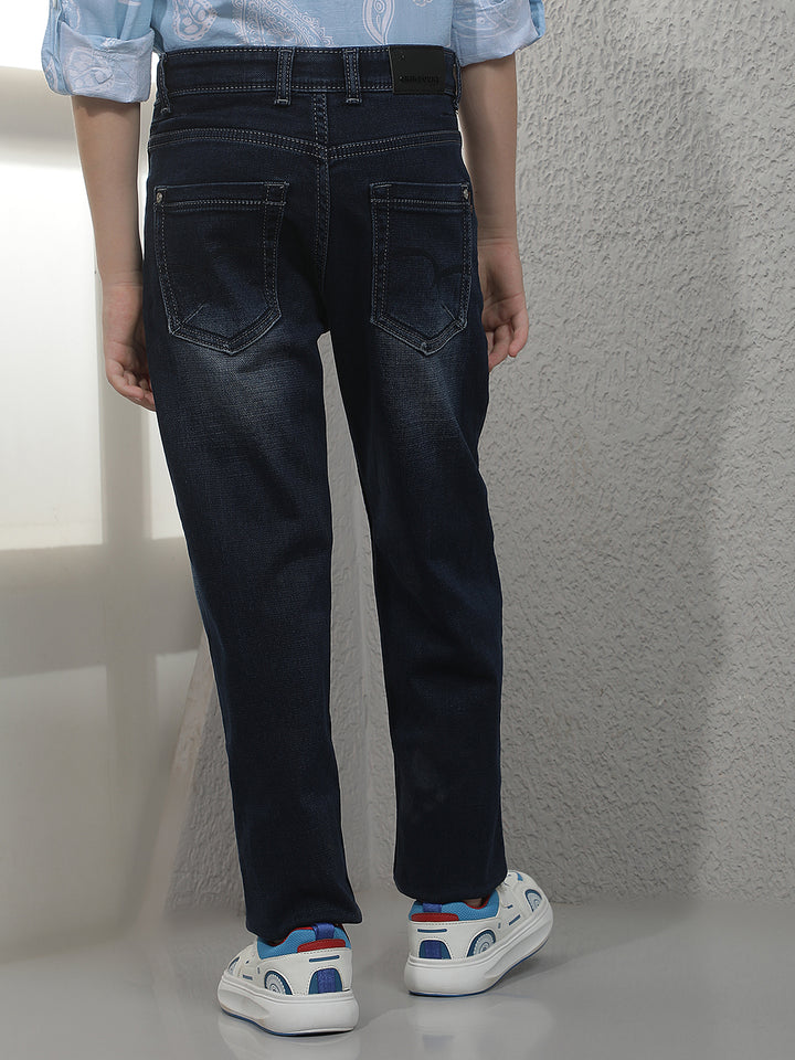 Deep Ocean Blue Jeans