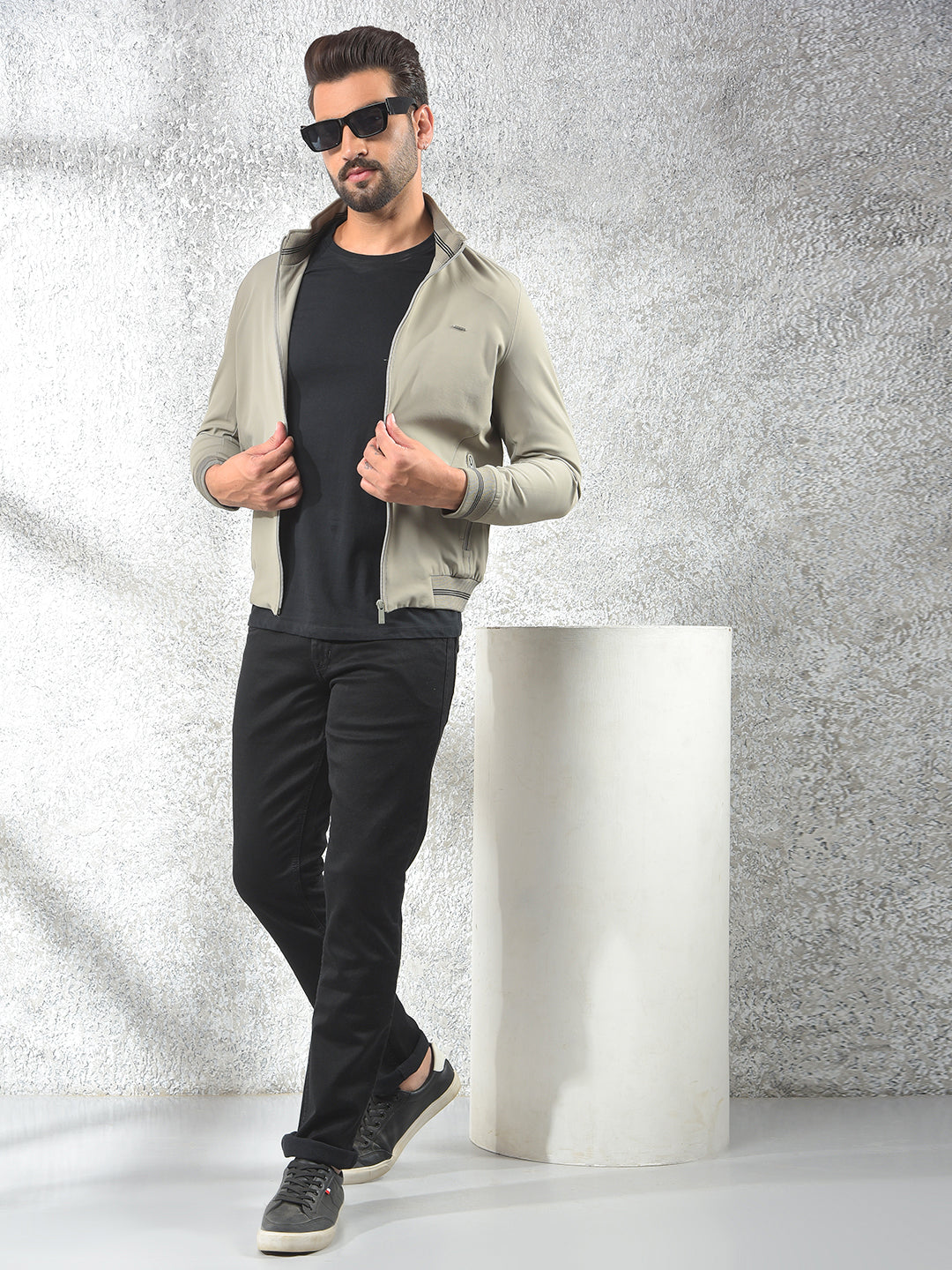 Style Detailing Green Puffer Jacket