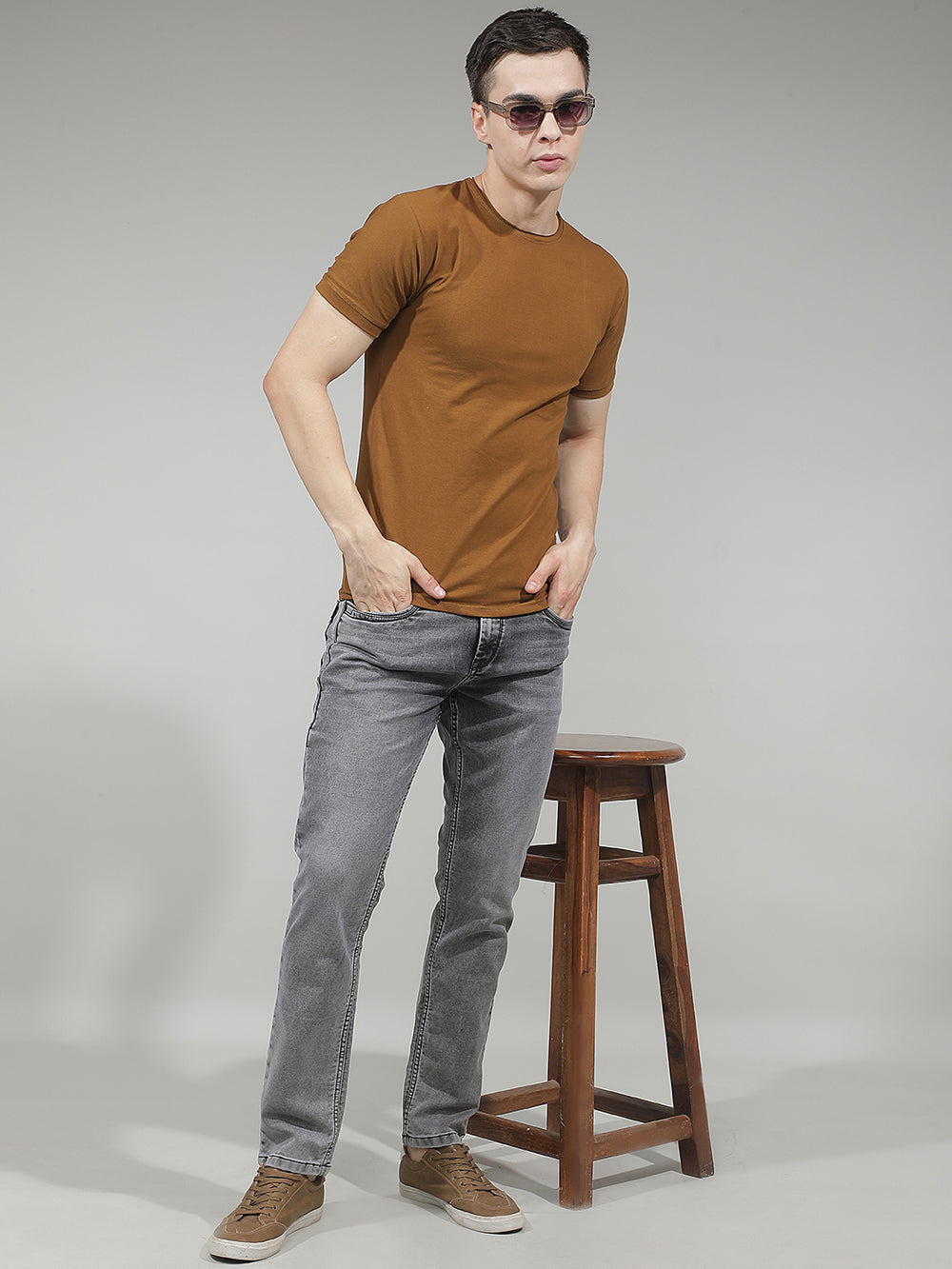 Tapered Obsidian Black Jeans