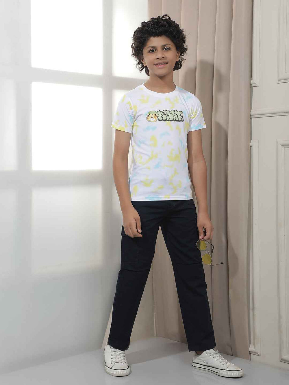 Multi-Color Splash Statement T-Shirt