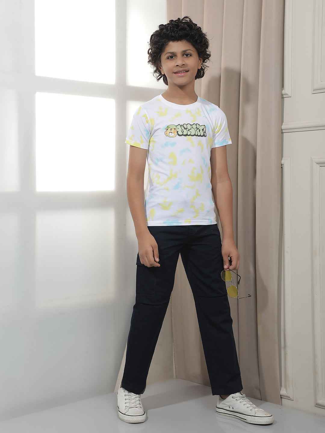 Multi-Color Splash Statement T-Shirt