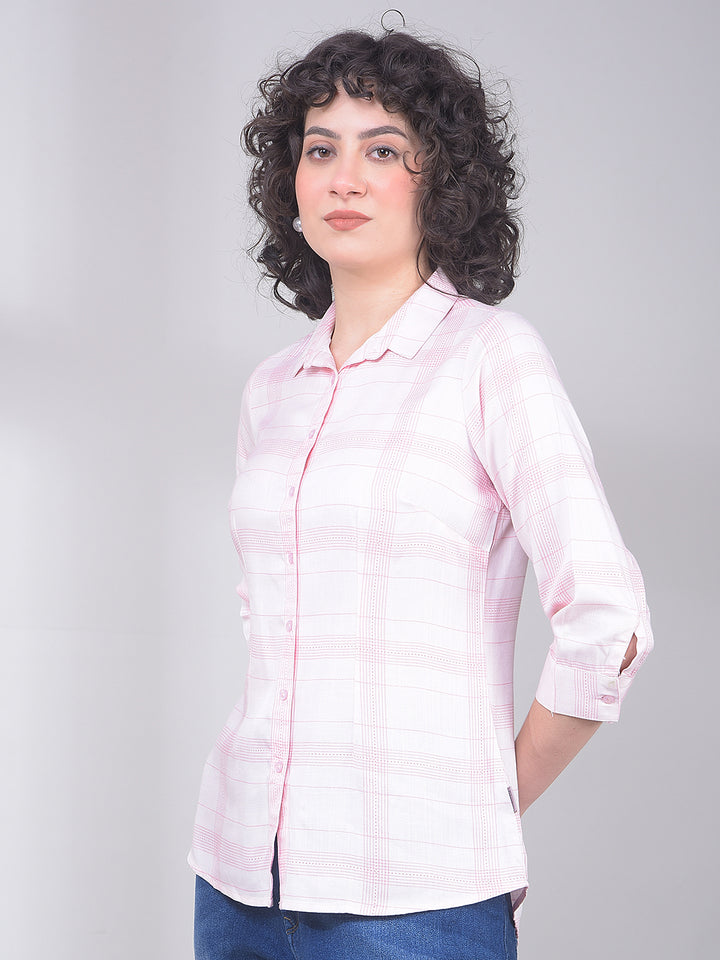 Pink Checked Shirt