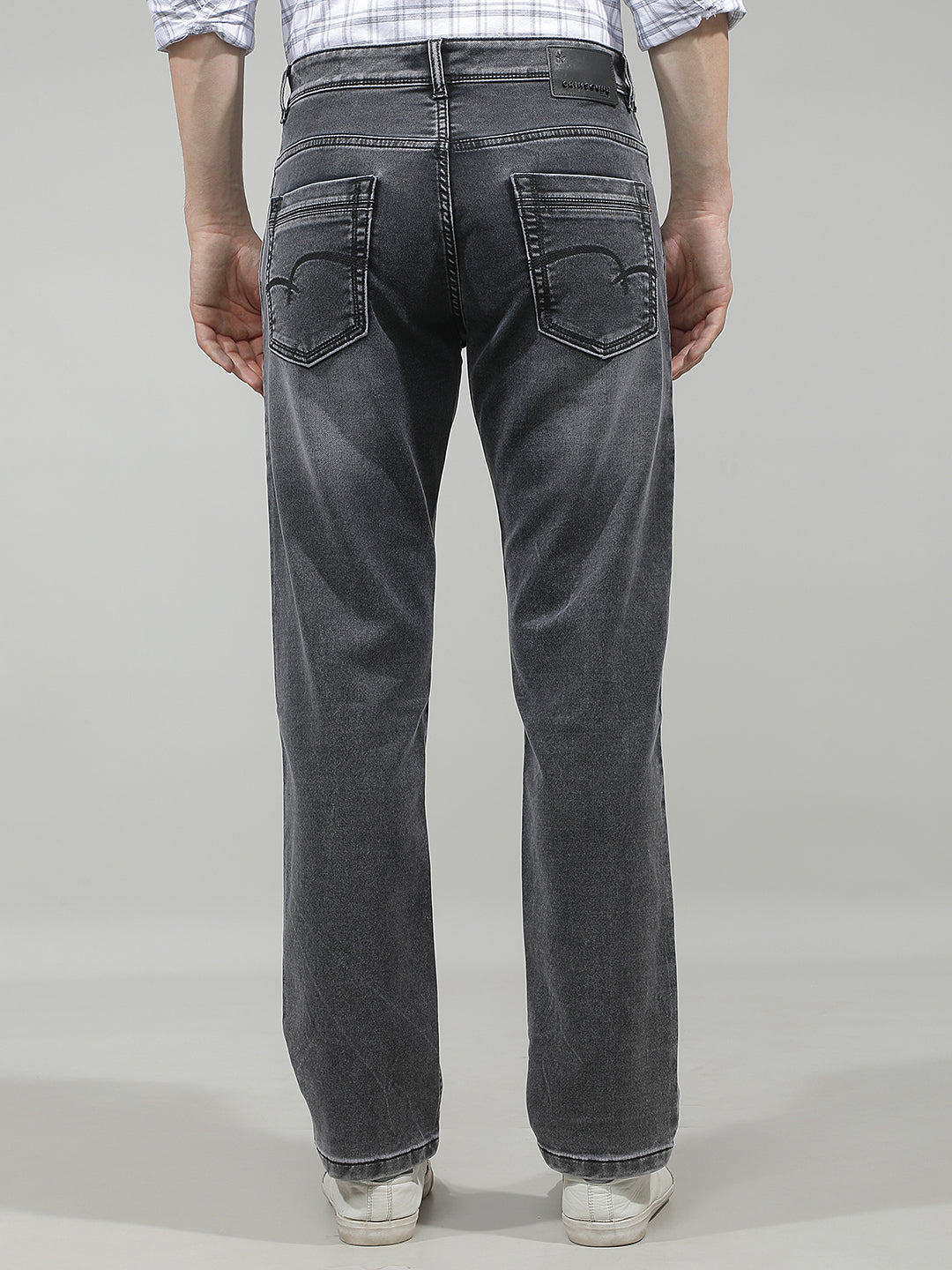 Modern Raven Black Straight Jeans