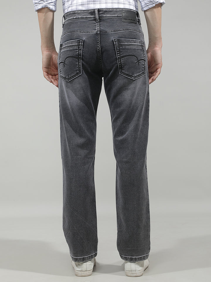 Modern Raven Black Straight Jeans