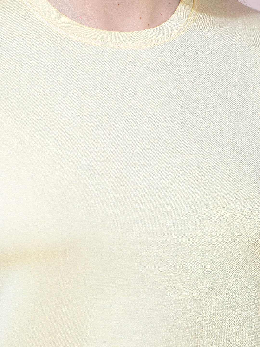 ApexCream Cropped Crew T-Shirt