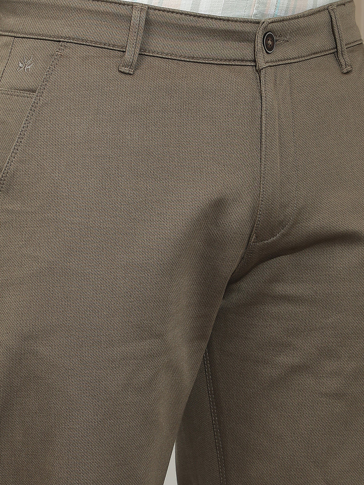 Brown Straight Trousers