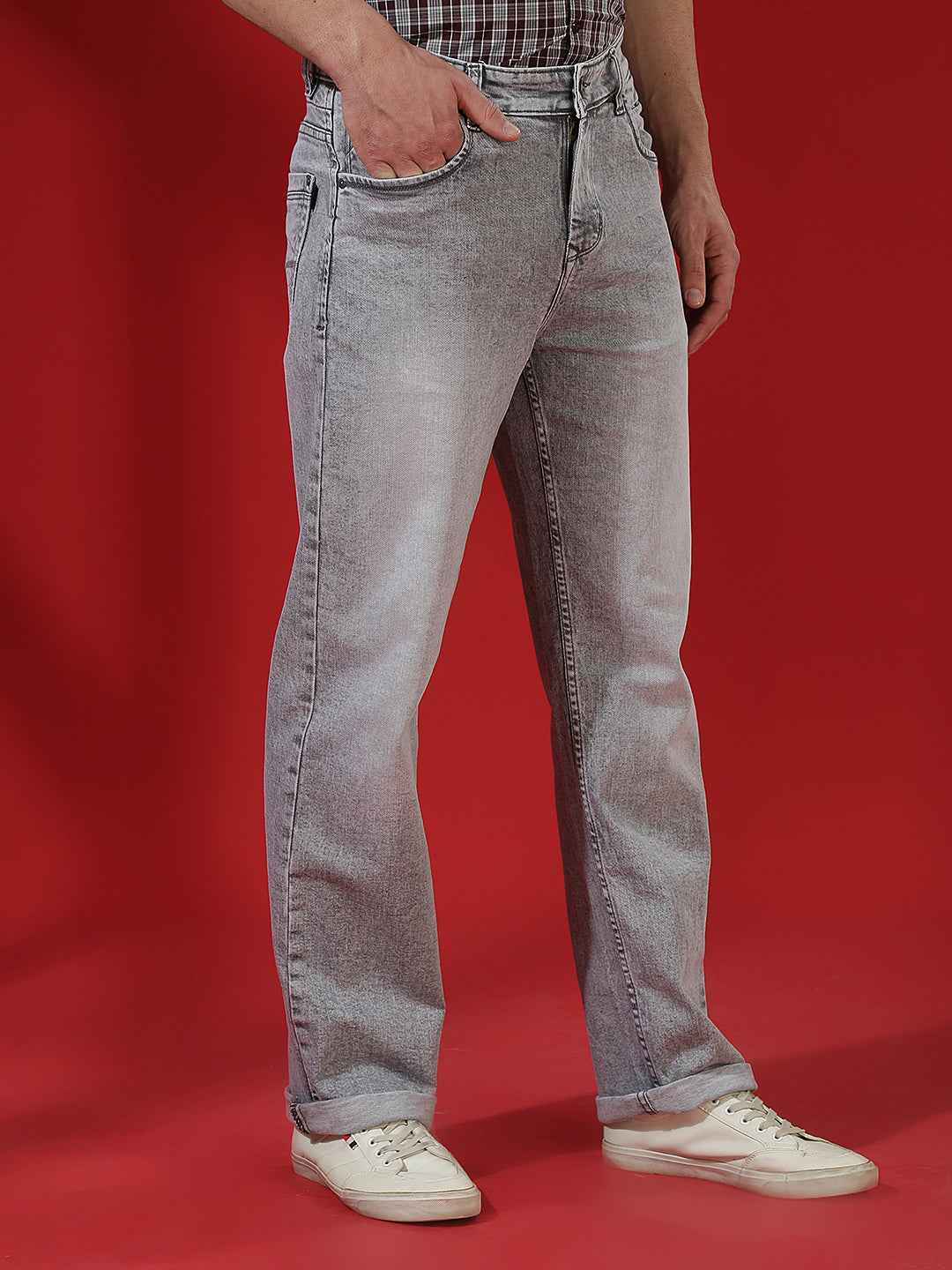 Grey Urban Chic Baggy Jeans