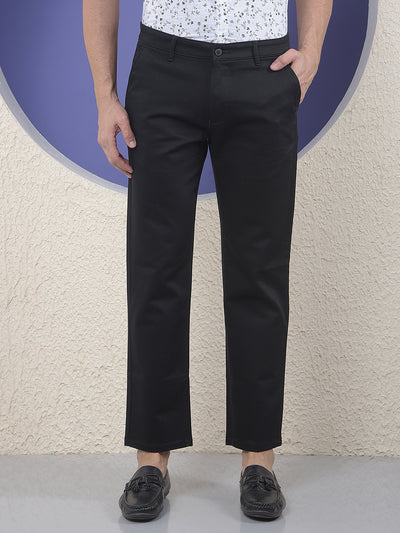 Black Straight Trousers