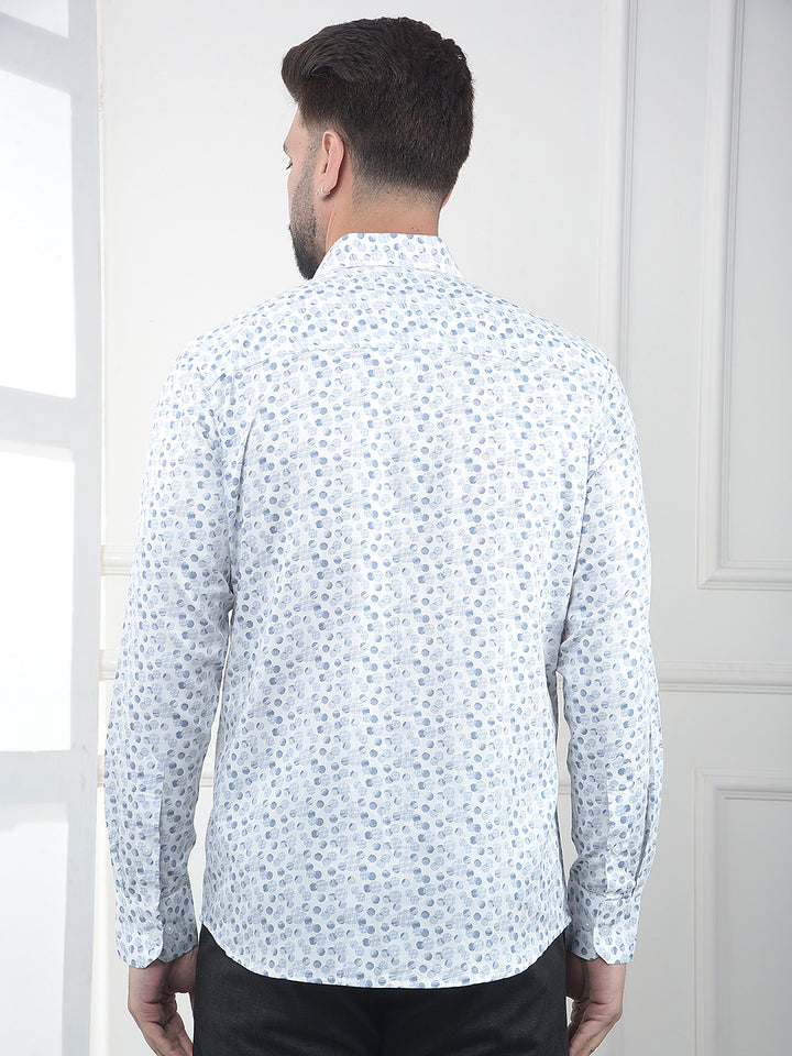 Cirrus Sky Blue Polka Dot Shirt