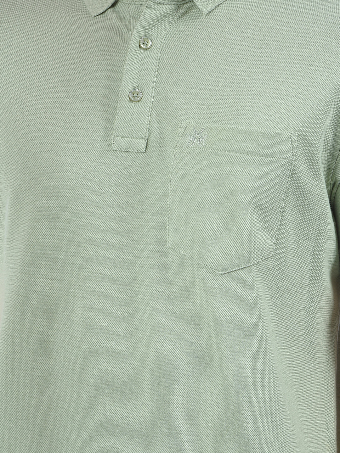 Green Polo Neck T-Shirt