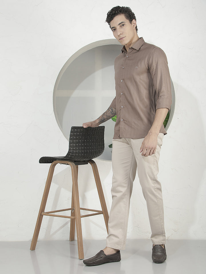 Warm Cinnamon Brown Shirt