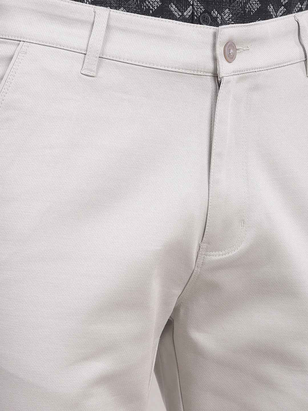 Mint Smart Casual Straight Trousers