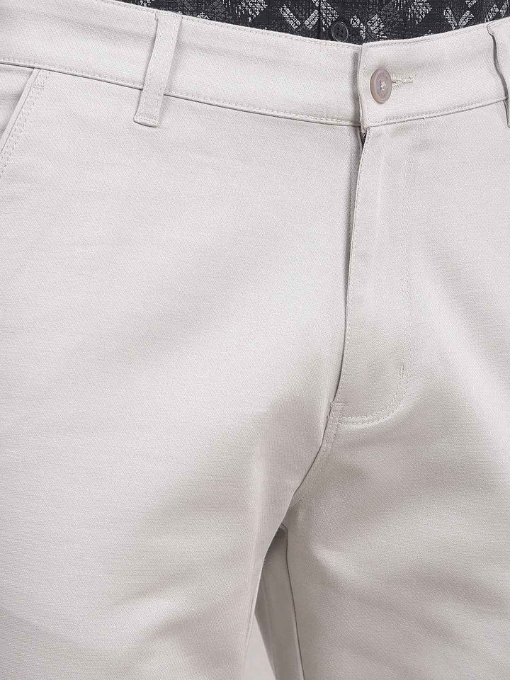 Mint Smart Casual Straight Trousers