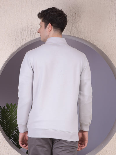 Light Grey Zip-Up Jacket