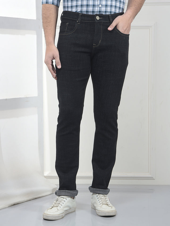 Jet Black Stretch Jeans