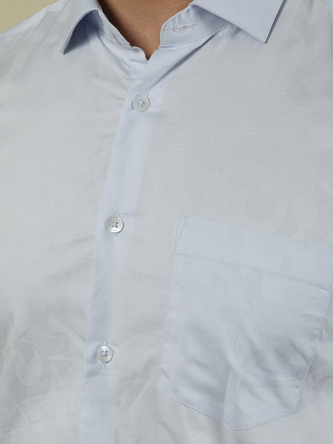 Contemporary Crisp Sky Blue Shirt