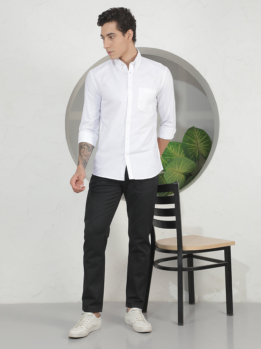 White 100% Cotton Shirt