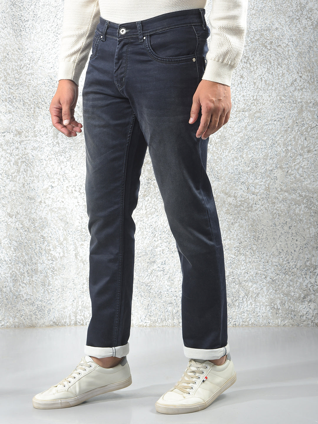 Versatile Blue Denim Jeans-Men Jeans-Crimsoune Club