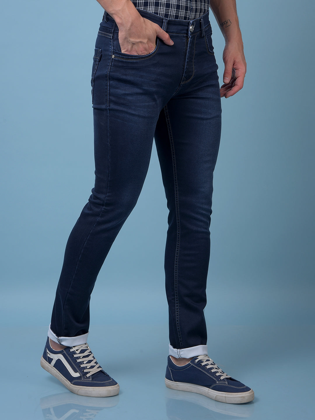 Essential Navy blue Jeans