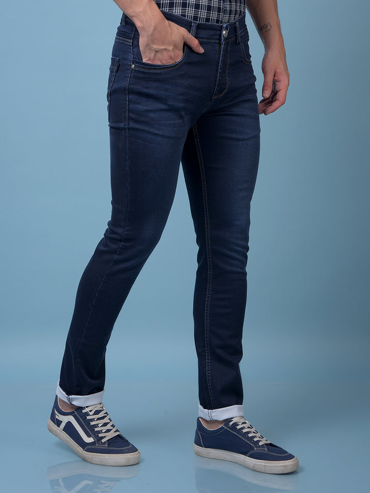 Essential Navy blue Jeans