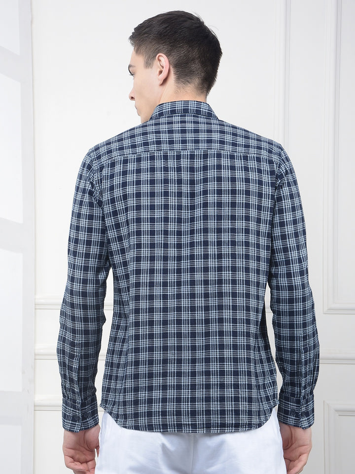 Black Checked 100% Cotton Shirt