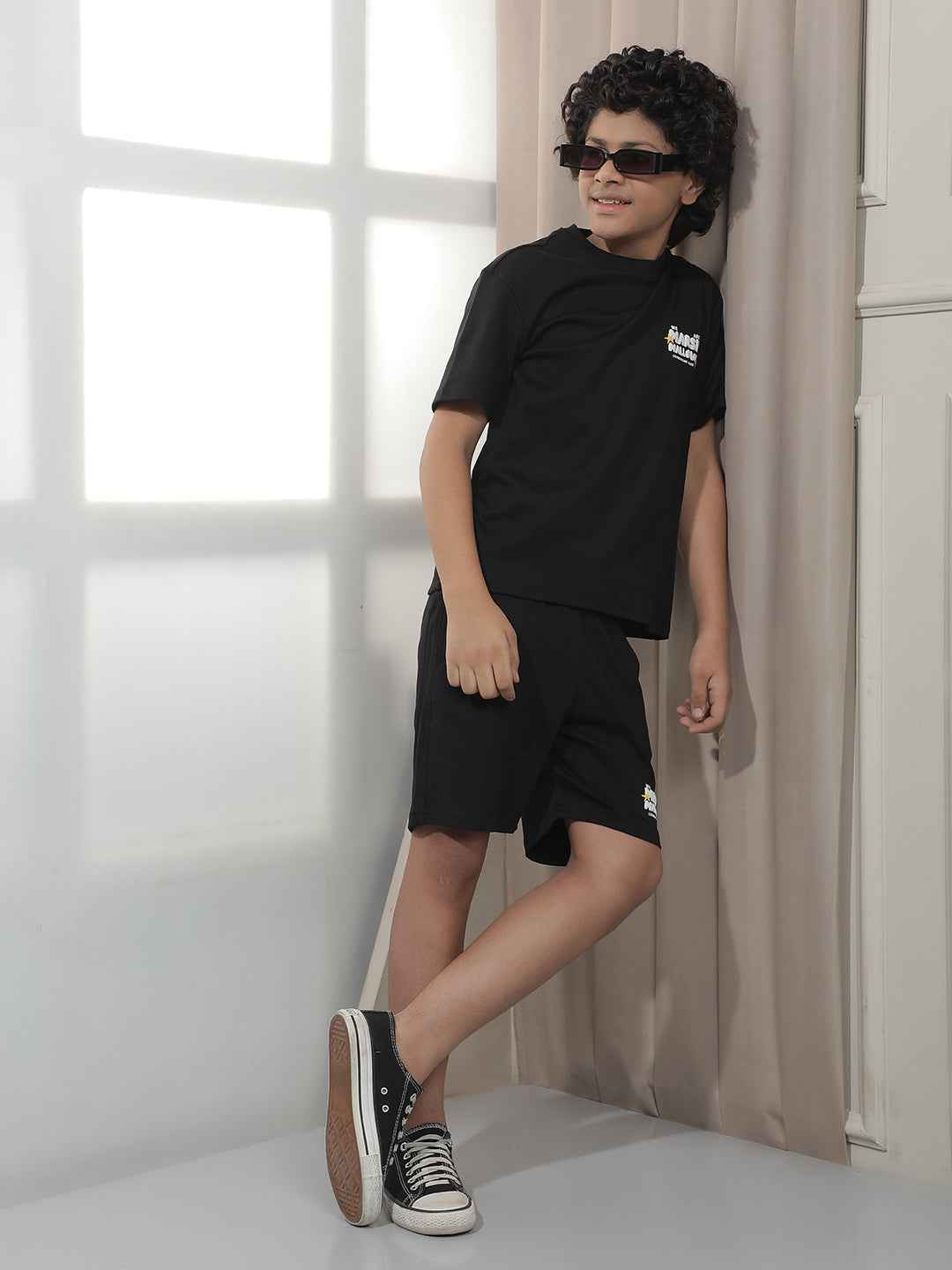 Black Graphic Print T-Shirt